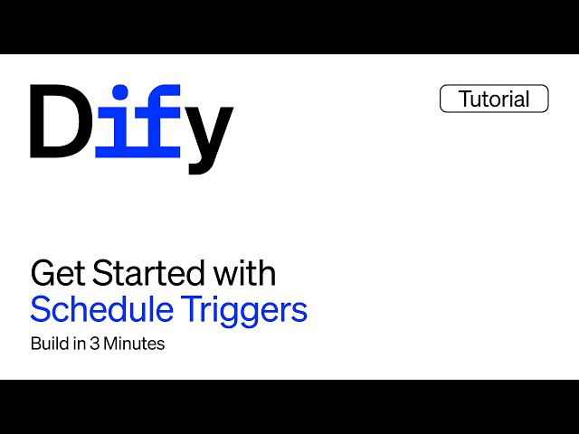 V1.10.0: Get Started with Schedule Trigger | Build in 3 Minutes