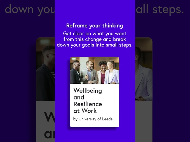 How can you prioritise your mental health during a career change?