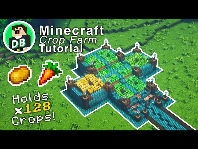 Minecraft: Crop Farm Tutorial!