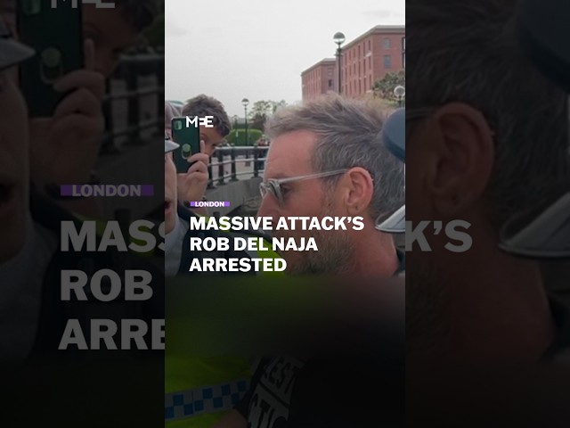 Massive Attack's Rob Del Naja arrested for 'I support Palestine Action' message