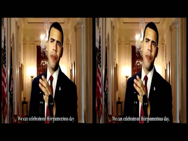 President Obama 3D SPOOF (yt3d:enable=true)