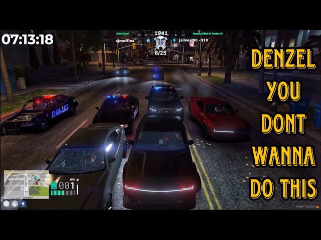 CG Pulls Up Deep To Press The PD When They Tried to Pull Over Suarez | Nopixel 4.0