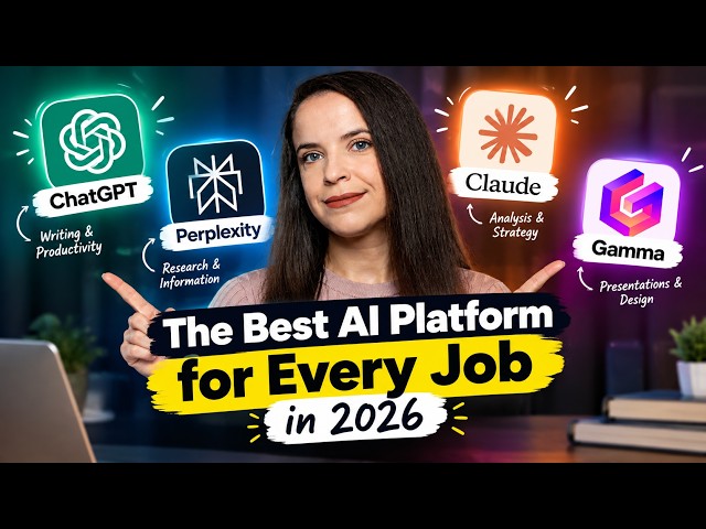 The Best AI Platform for Every Job in 2026