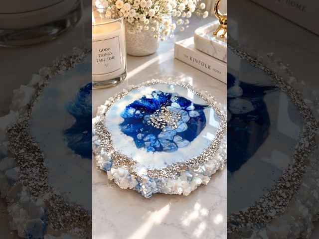 This Resin Coaster Looks Like a Crystal! 💎✨