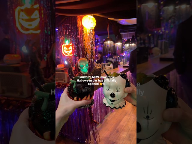 London’s NEW immersive Halloween bar has officially opened 🎃👻 #halloween #thingstodoinlondon