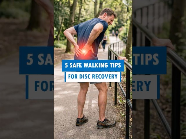 5 Safe Walking Tips for Disc Recovery #shorts