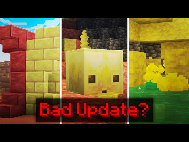 Why Don't People Like Minecraft's Newest GAME DROP?