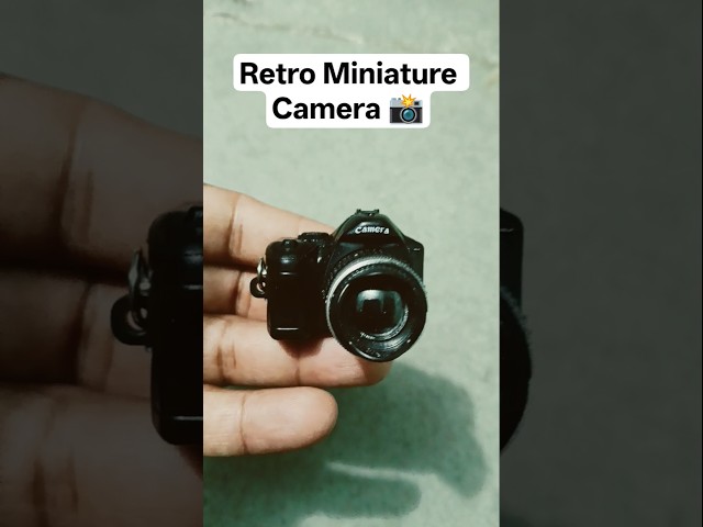 Retro Miniature Camera 📸 #shorts #youtubeshorts #retrotech90s #vintage #retro