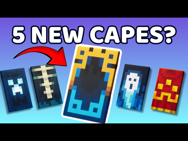 How to get the 5 new Minecraft Capes!
