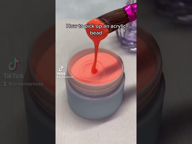 HOW TO PICK UP AN ACRYLIC BEAD *FAST AND EASY TUTORIAL*