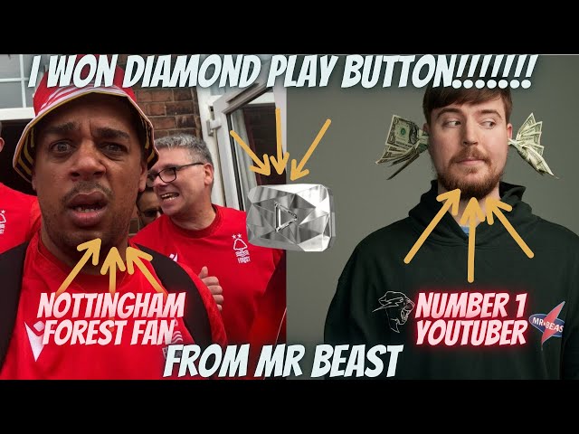 @MrBeast gives me his 10 million Diamond play button