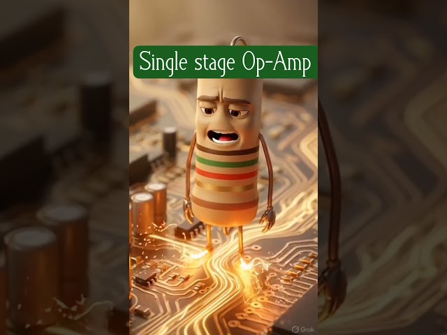 Single Stage Op-Amp | MOSFET & BJT Explained #automobile #amplifier #seriescircuit #audiotechnique