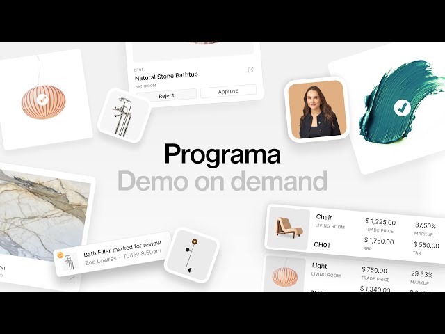 How Programa Works: Interior Design Project Management Software Demo (2025)