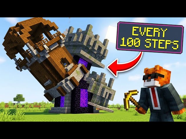 Minecraft, But Walking Spawns Structures...