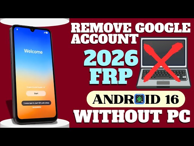 WITHOUT PC - Unlock Samsung A25 phone with a Google account FRP Bypass Android 16
