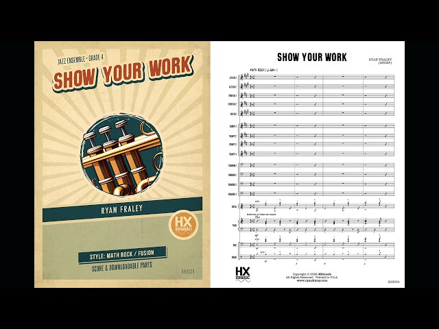 Math Rock for Jazz Band - Grade 4 | Show Your Work (Score & Audio)