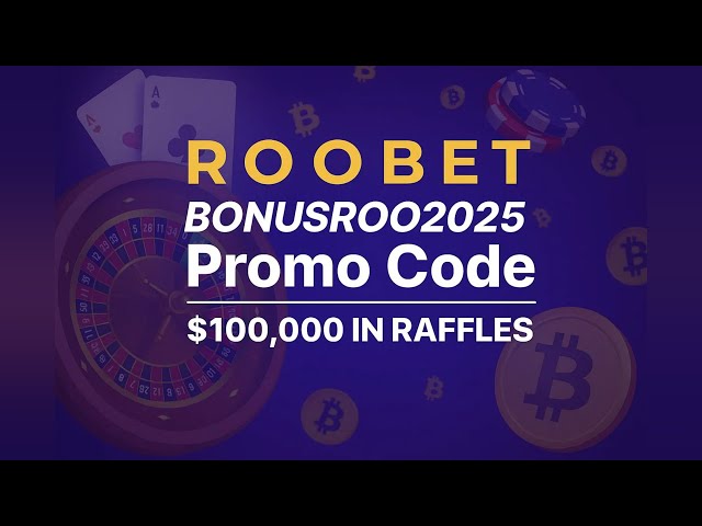 Roobet Promo Code "BONUSROO2025" — Join $100K Raffles + RooWards Cashback (FREE New Promo Code 2025)