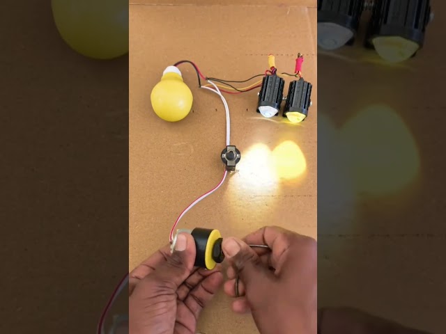 Two bike light & bulb and With a Usaing N20 Metal Gear Motor _DCPower #shorts #dcmotor