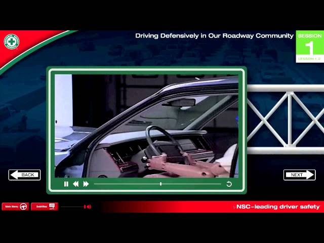 Three Stages of a Collision, DDC4 6th Edition - National Safety Council driver course excerpt