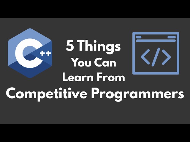 5 Things You Can Learn From Competitive Programmers