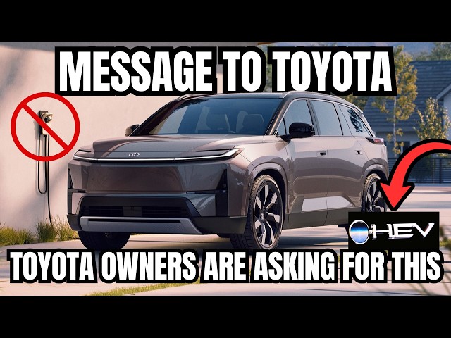 Message to Toyota! Toyota Owners Are Asking for THIS!