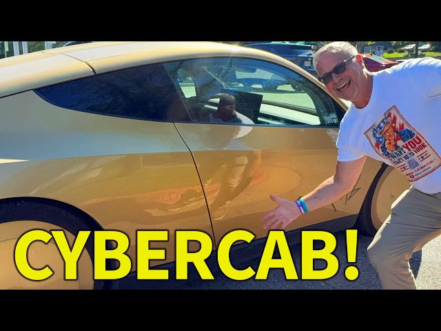 My FIRST Cybercab Ride--with Miss Information!