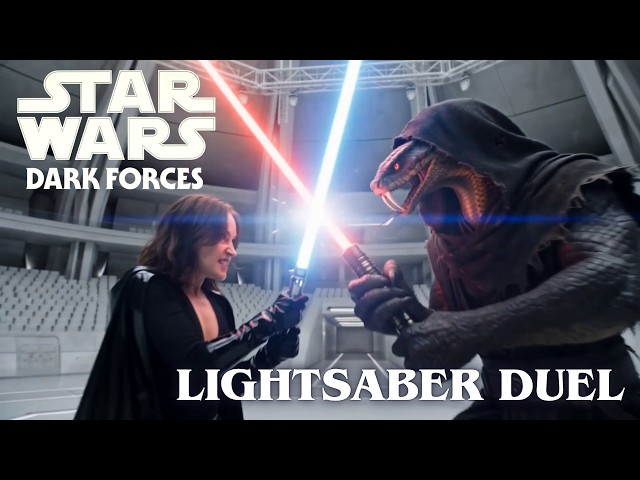 STAR WARS: DARK FORCES - AMAZING LIGHTSABER FIGHT! Jaina Solo vs Fangz #starwars #lightsaber #best