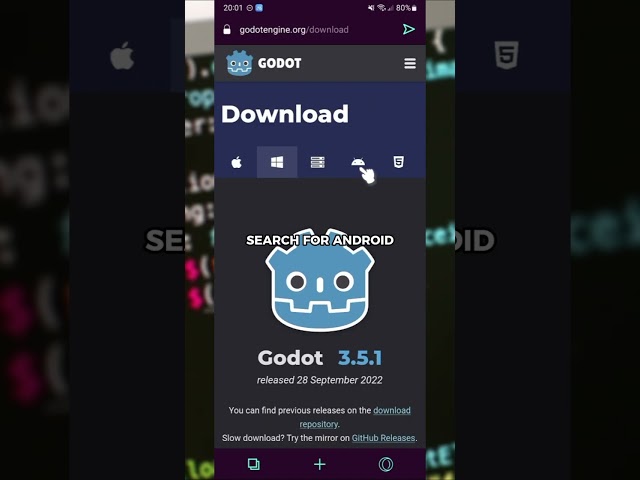 Create games in your phone is possible - Godot for Android