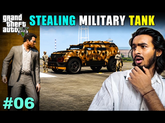 I STOLE A SECRET MILITARY TANK | GTA 5 GAMEPLAY  #06