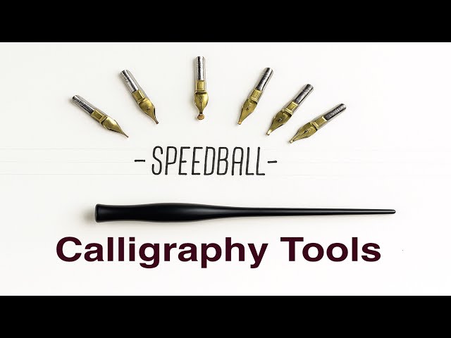 Speedball B Styles Nib Calligraphy Set | Calligraphy For Beginners 