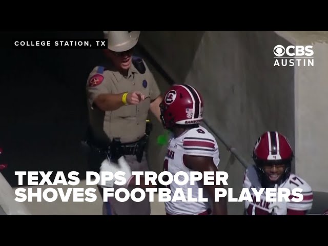 Spotlight still on Texas DPS trooper involved in confrontation with South Carolina players