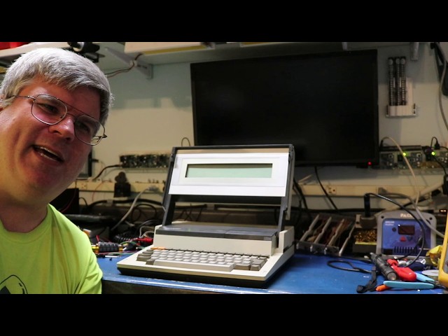 Vintage Computer Sharp PC-5000 Laptop w/ Bubble Memory Restoration
