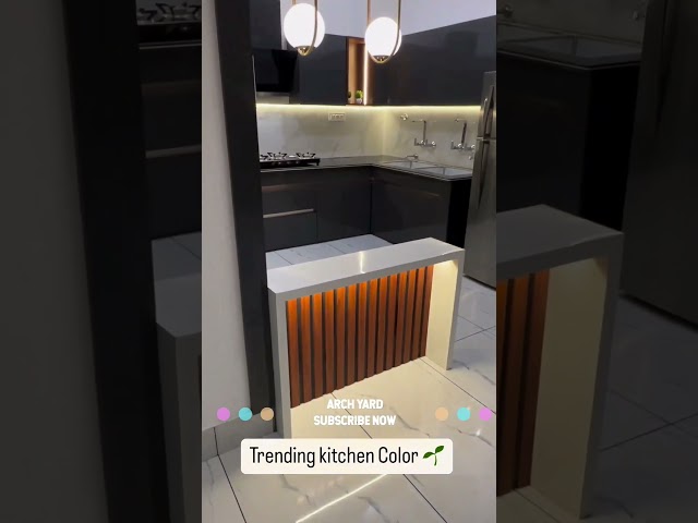 Kitchen Latest Color Combinations | Trending Design #viral #trending #shorts