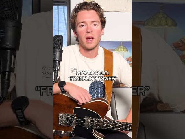 How to solo over Franklin's Tower (Intermediate) 🌹⚡ Check out the full lesson on my YouTube #shorts