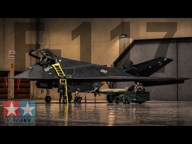 Tamiya's 1/48 F-117 Nighthawk | Full Build & Diorama | 4K