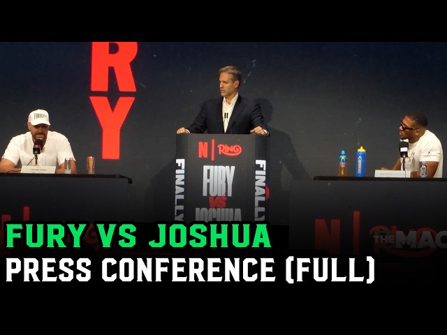 Tyson Fury vs. Anthony Joshua FIRST PRESS CONFERENCE (Full)
