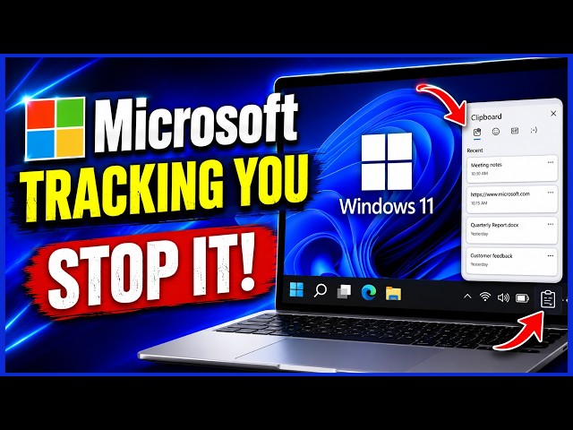 Windows 11 Is Secretly RECORDING Everything You Copy: How to STOP It!