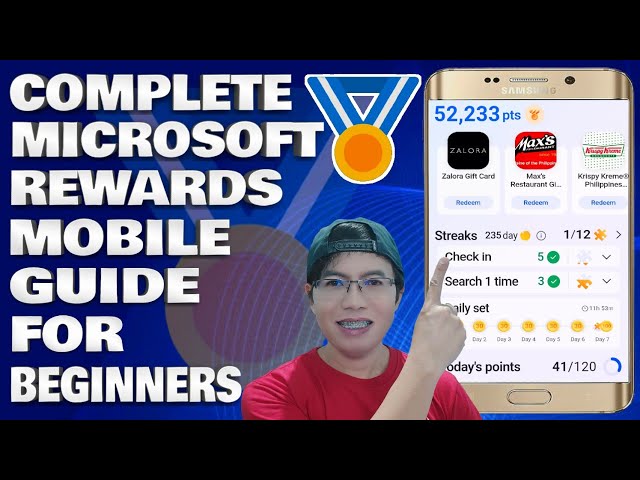 Complete Microsoft Rewards Mobile Guide For Beginners | Microsoft Rewards Mobile Tutorial
