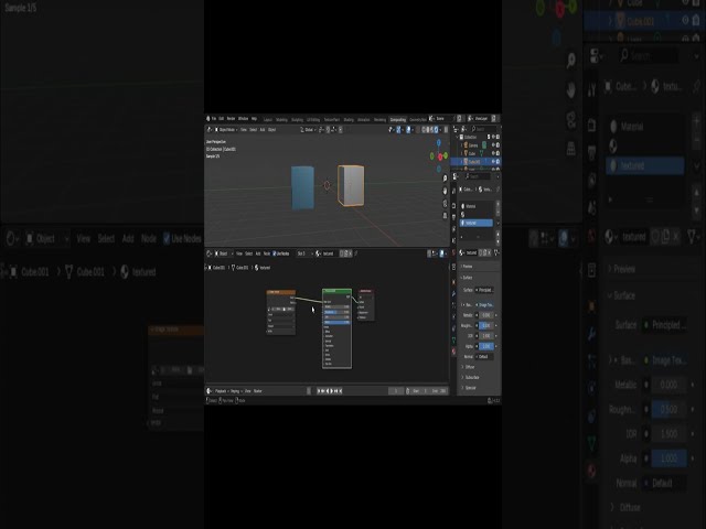 How to create plain texture in Blender
