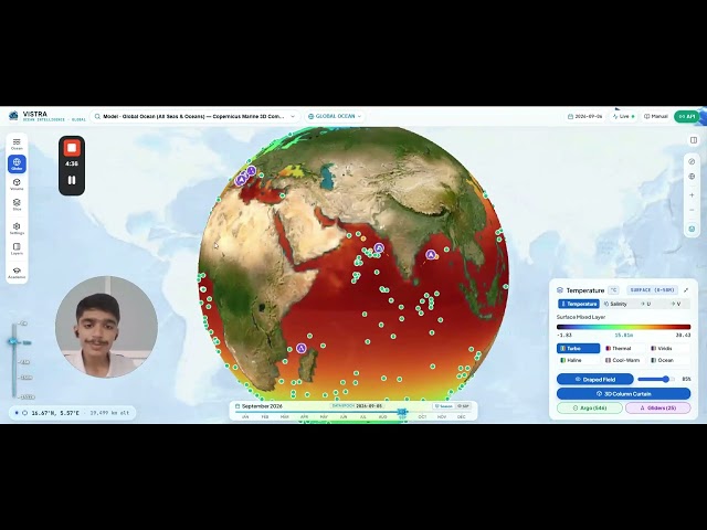 VISTRA — 3D Interactive Ocean Data Visualization | SIH 2026 | PS 26067