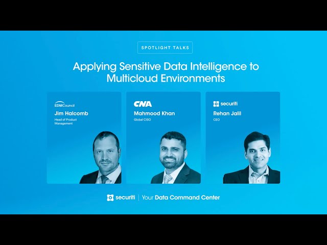 Sensitive Data Intelligence: Implementing Data Command Center to Multicloud Environments