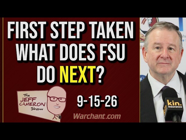One step down, what does FSU Football do NEXT? | Jeff Cameron Show | Warchant TV