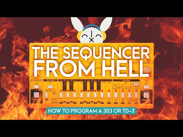 How to program a TD-3 / TB-303 | The 303 sequencer EXPLAINED | Tutorial 😈🔥