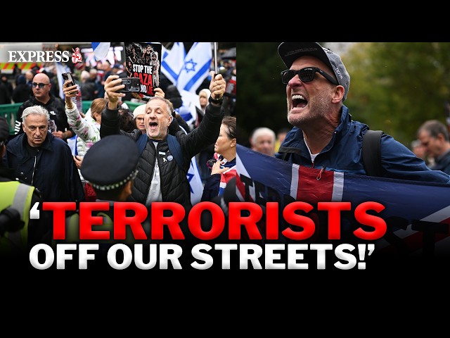 FURY as pro-Palestine students FIGHT with police at October 7 commemoration