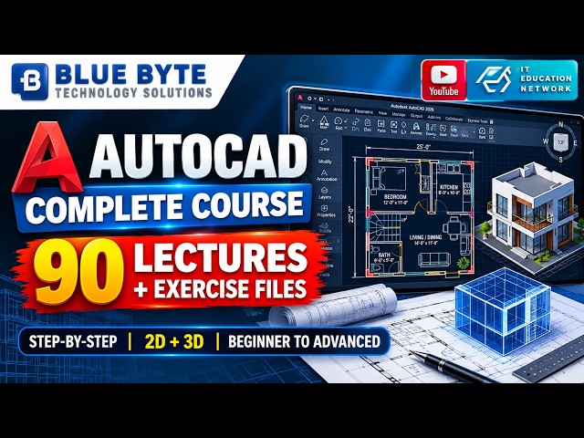AutoCAD Complete Course - 017 - Intro to Polylines