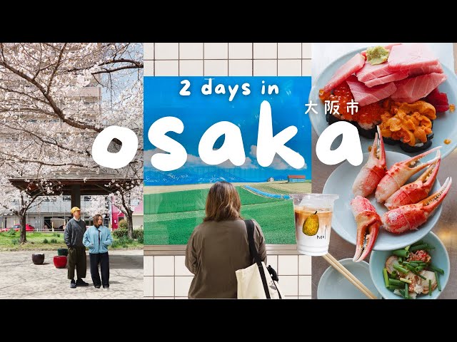 2 Days in Osaka Japan 🇯🇵 Best Local Food, Must Visit Places, Cafes, Shopping, Japan Travel Vlog