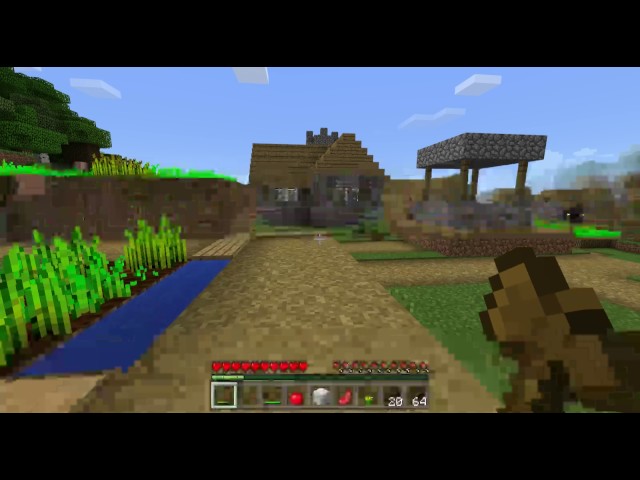 Minecraft  Windows 10 Edition build a house out of birch wood