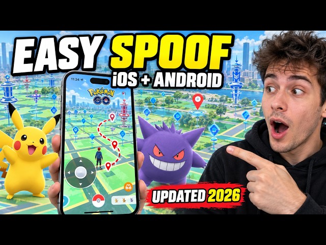 Pokemon GO Spoofer iOS & Android EASY - How to Spoof Pokemon GO in 2026 (UPDATED)