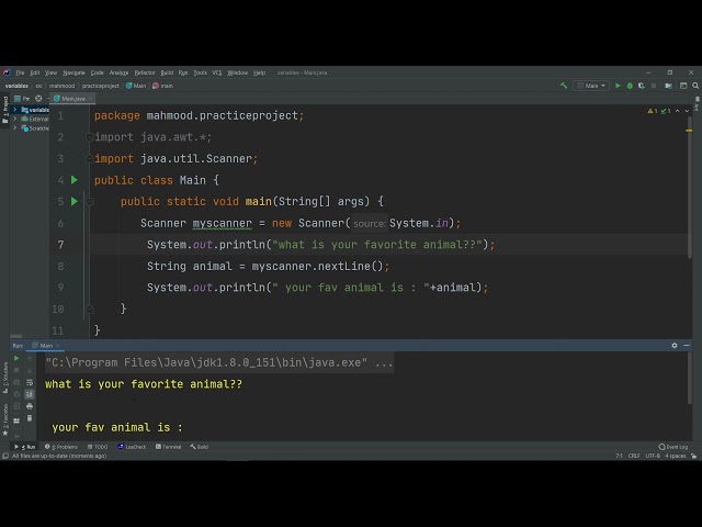 User Input (Scanner Class) | Java Basics part 9 sohar university