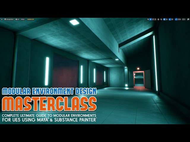 MODULAR ENVIRONMENT DESIGN 101: Ultimate Guide to Modular Asset Creation (UE5, Maya, 3D Painter)